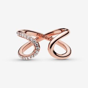 Pandora Wrapped Open Infinity Ring - size 6